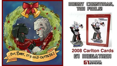 Photo of 2008 Carlton Cards G1 Transformers Megatron Christmas Ornament