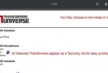 G1 Transformers Checklist Featured