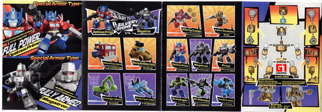 Blokees Transformers Wave 1 Brilliant Bumblebee Instruction Sheet