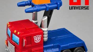 Blokees Transformers Wave 1 Optimus Prime Vehicle Figure Hero Shot