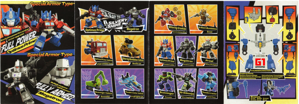 Blokees Transformers Wave 1 Thundercracker Instruction Sheet